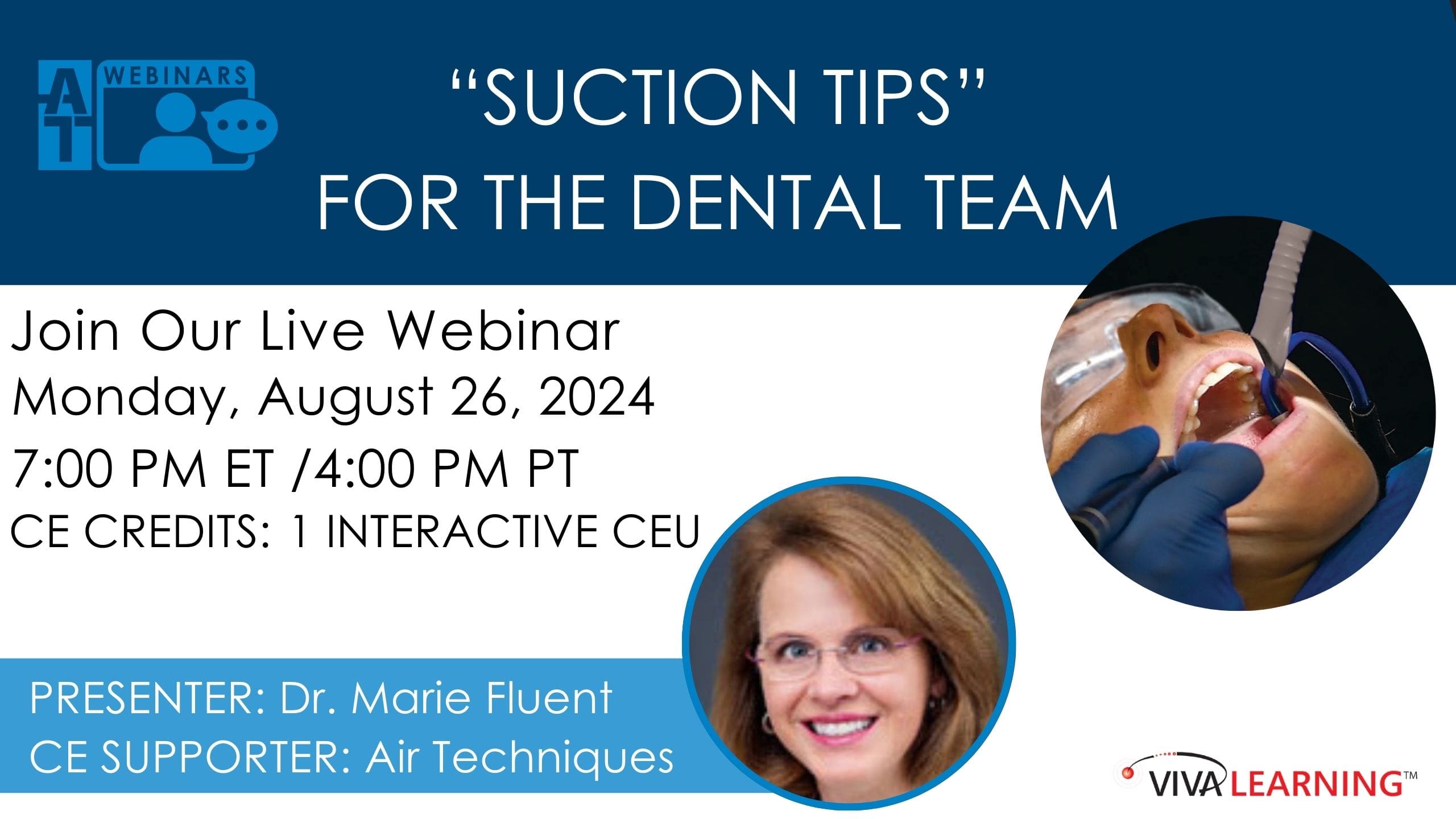 Past Events from August 26 – November 8 – Air Techniques: Cewebinarsuctiontips